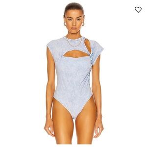 New with tags Noam Slash Bodysuit in iceberg size XS